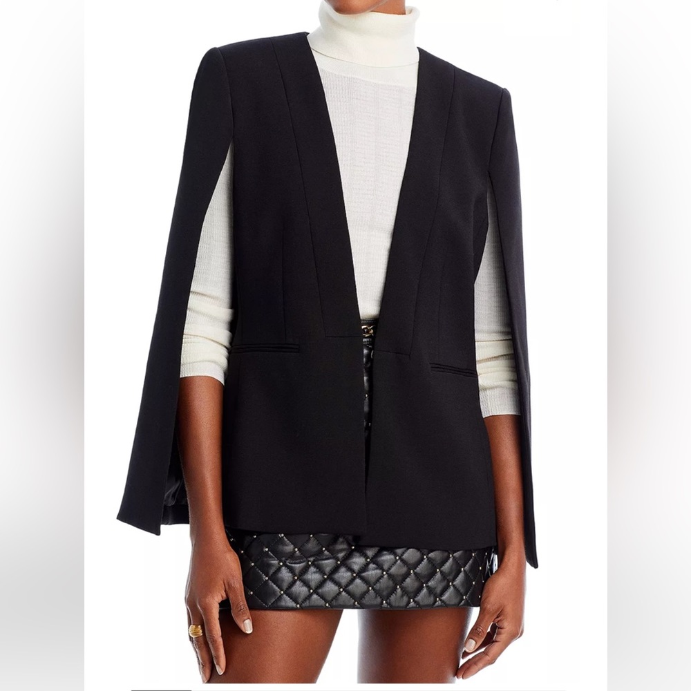 BCBG MaxAzria Cape Jacket Red Size XS